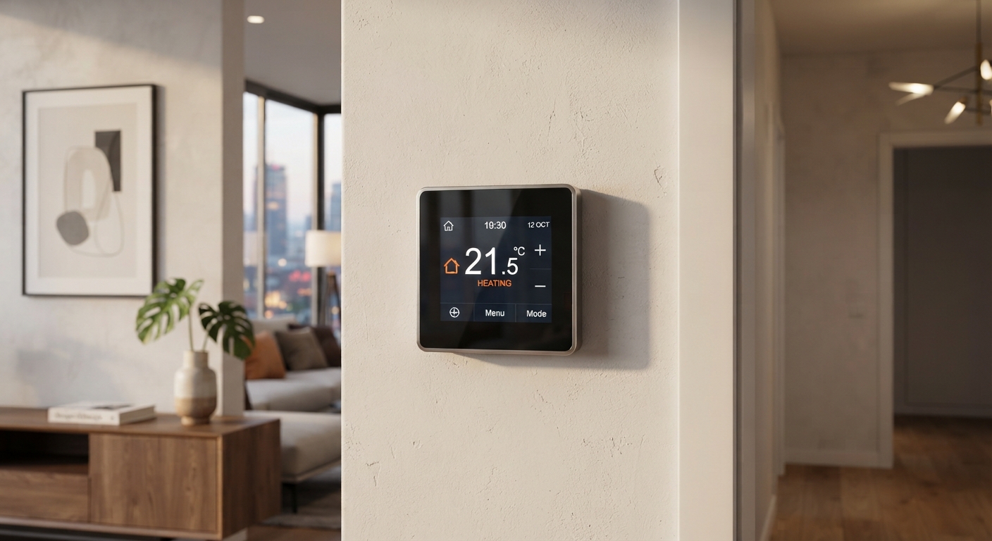 Termostato intelligente per controllo climatico